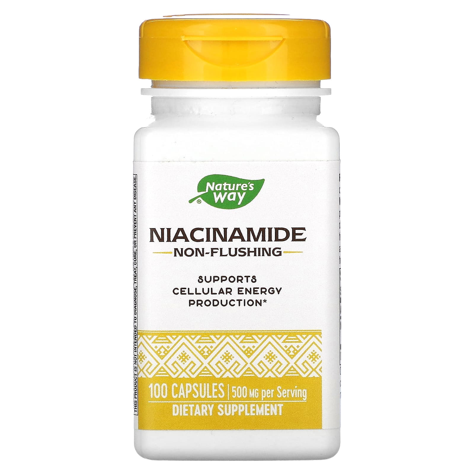 Nature's Way-Niacinamide-Non-Flushing-500 mg-100 Capsules