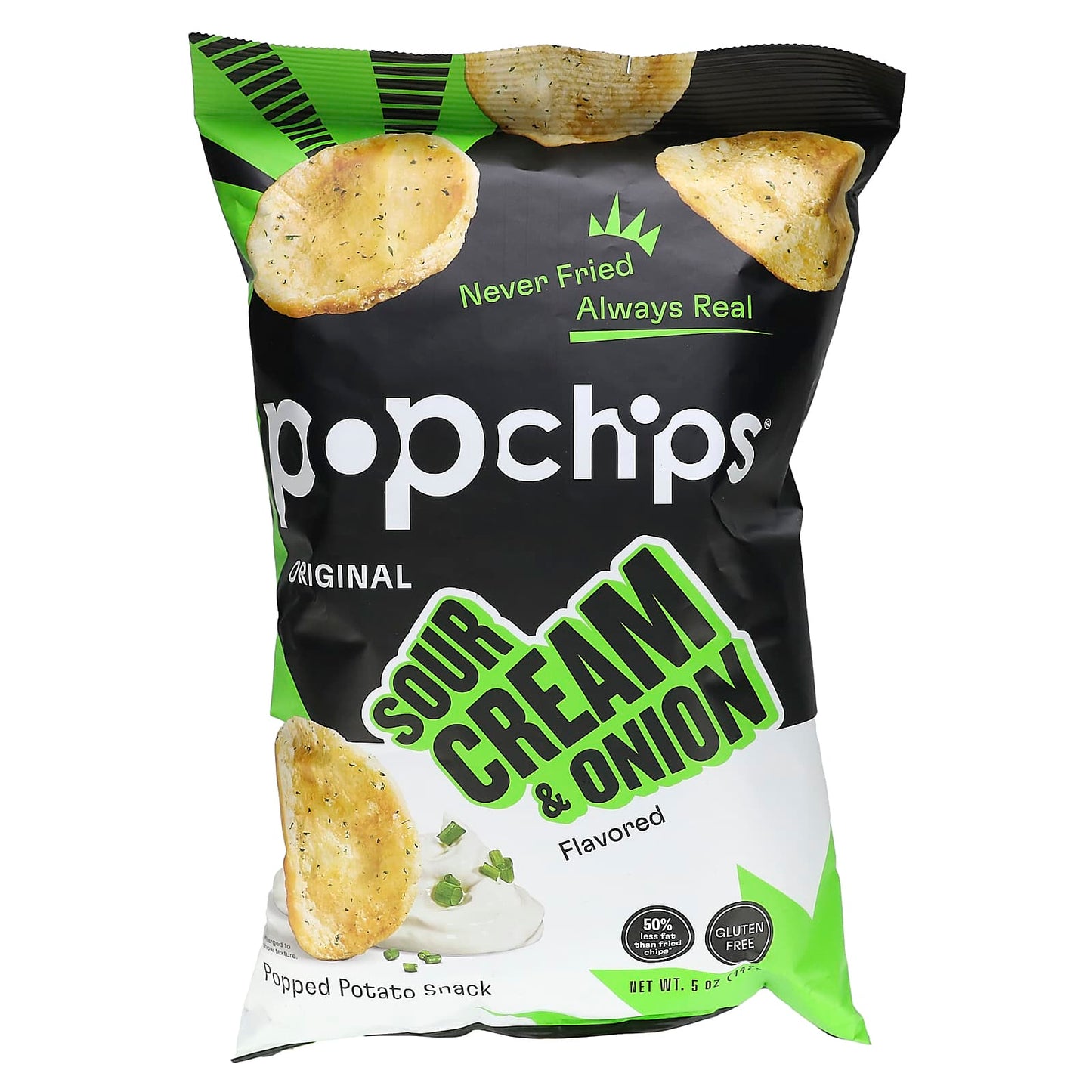 Popchips-Original-Sour Cream & Onion-5 oz (142 g)