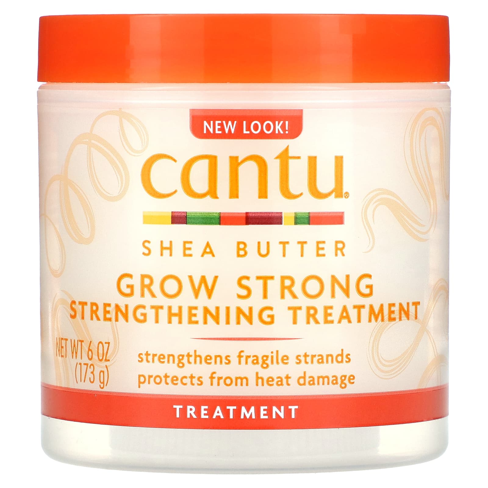 Cantu-Shea Butter-Grow Strong Strengthening Treatment-6 oz (173 g)