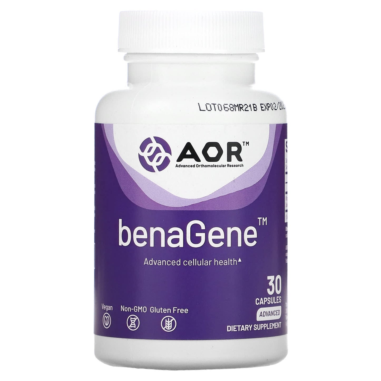 Advanced Orthomolecular Research AOR-BenaGene-30 Capsules