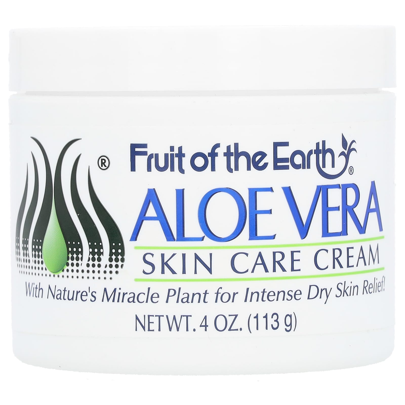 Fruit of the Earth-Aloe Vera-Skin Care Cream-4 oz (113 g)