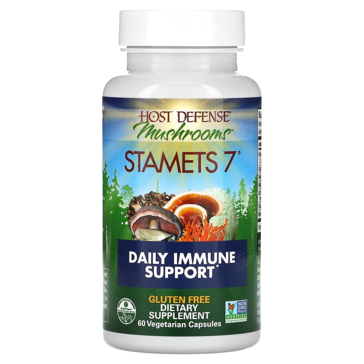 Fungi Perfecti, Mushrooms, Stamets 7, 60 Vegetarian Capsules