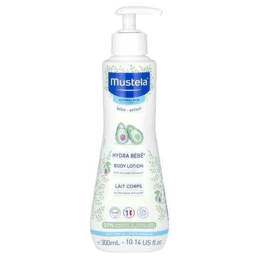 Mustela-Baby-Hydra Bebe Body Lotion-with Avocado-10.14 fl oz (300 ml)