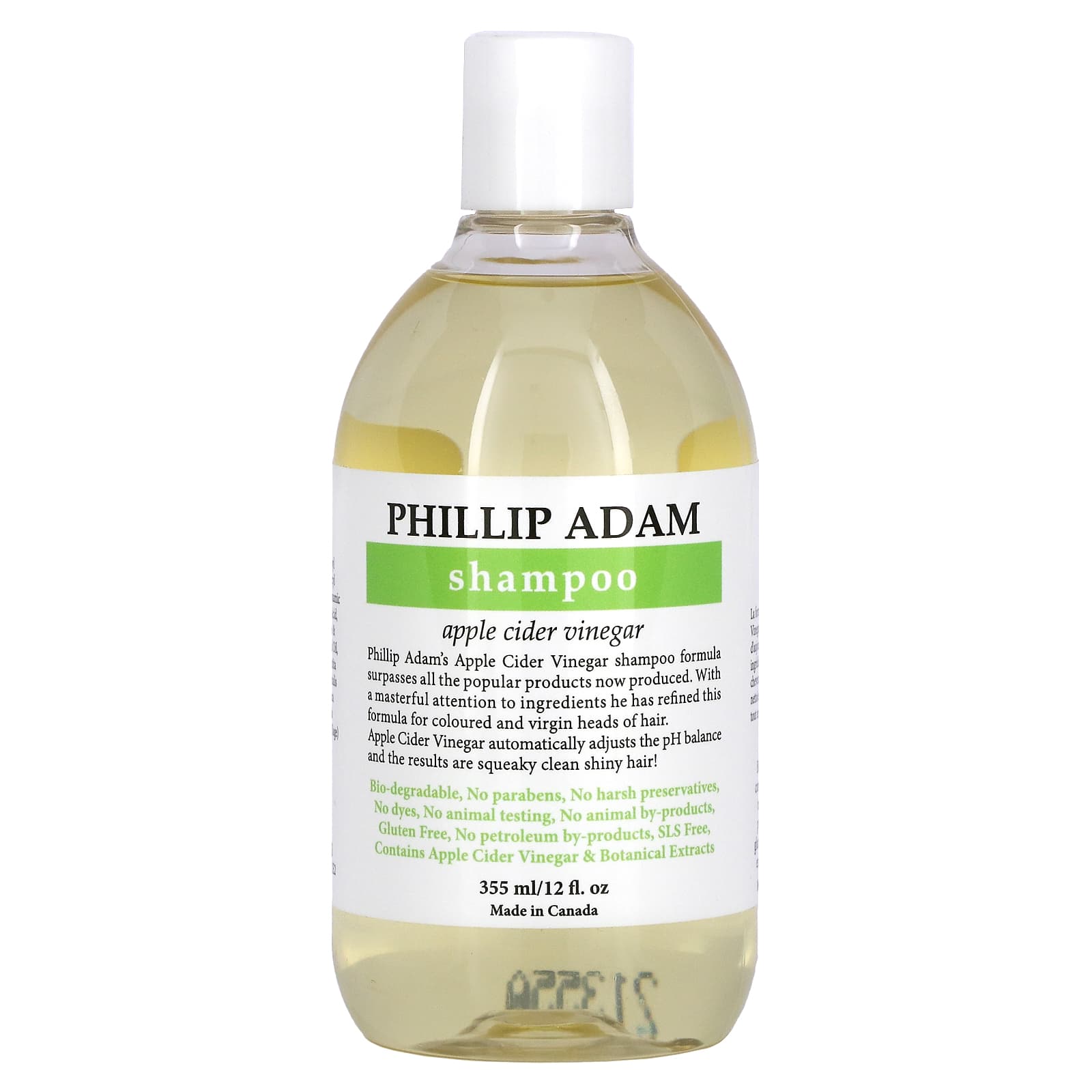 Phillip Adam-Shampoo-Apple Cider Vinegar-12 fl oz (355 ml)