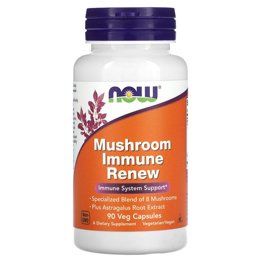 NOW Foods-Mushroom Immune Renew-90 Veg Capsules