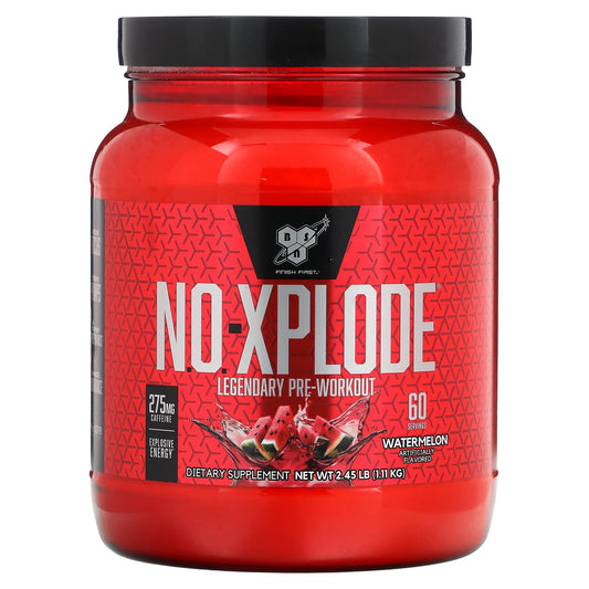 BSN-N.O.-Xplode-Legendary Pre-Workout- Watermelon-2.45 lbs (1.11 kg)