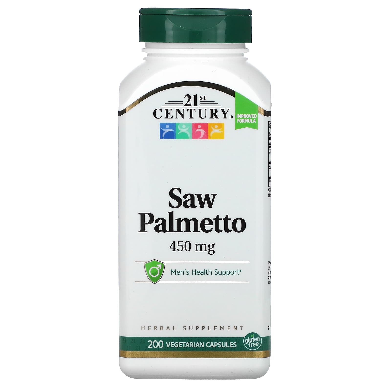 21st Century-Saw Palmetto-450 mg-200 Vegetarian Capsules