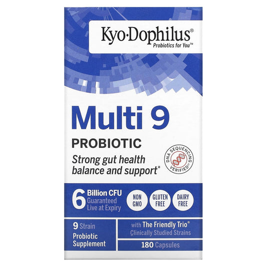 Kyolic-Kyo-Dophilus-Multi 9 Probiotic-6 Billion CFU-180 Capsules