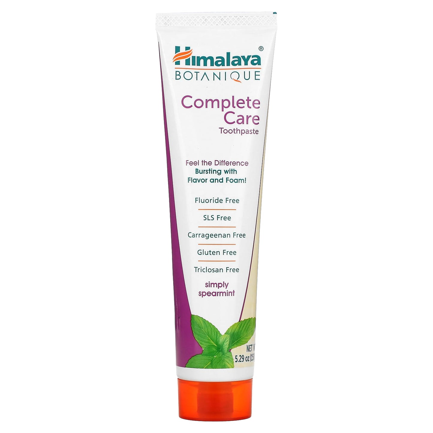 Himalaya-Botanique-Complete Care Toothpaste-Simply Spearmint-5.29 oz (150 g)