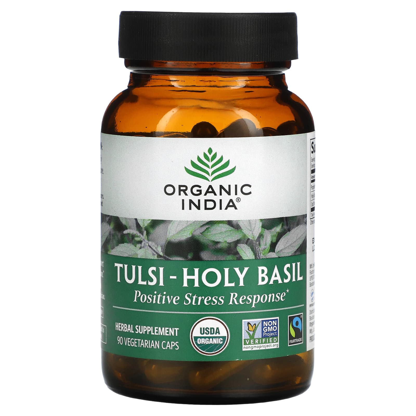 Organic India-Tulsi-Holy Basil-90 Vegetarian Caps