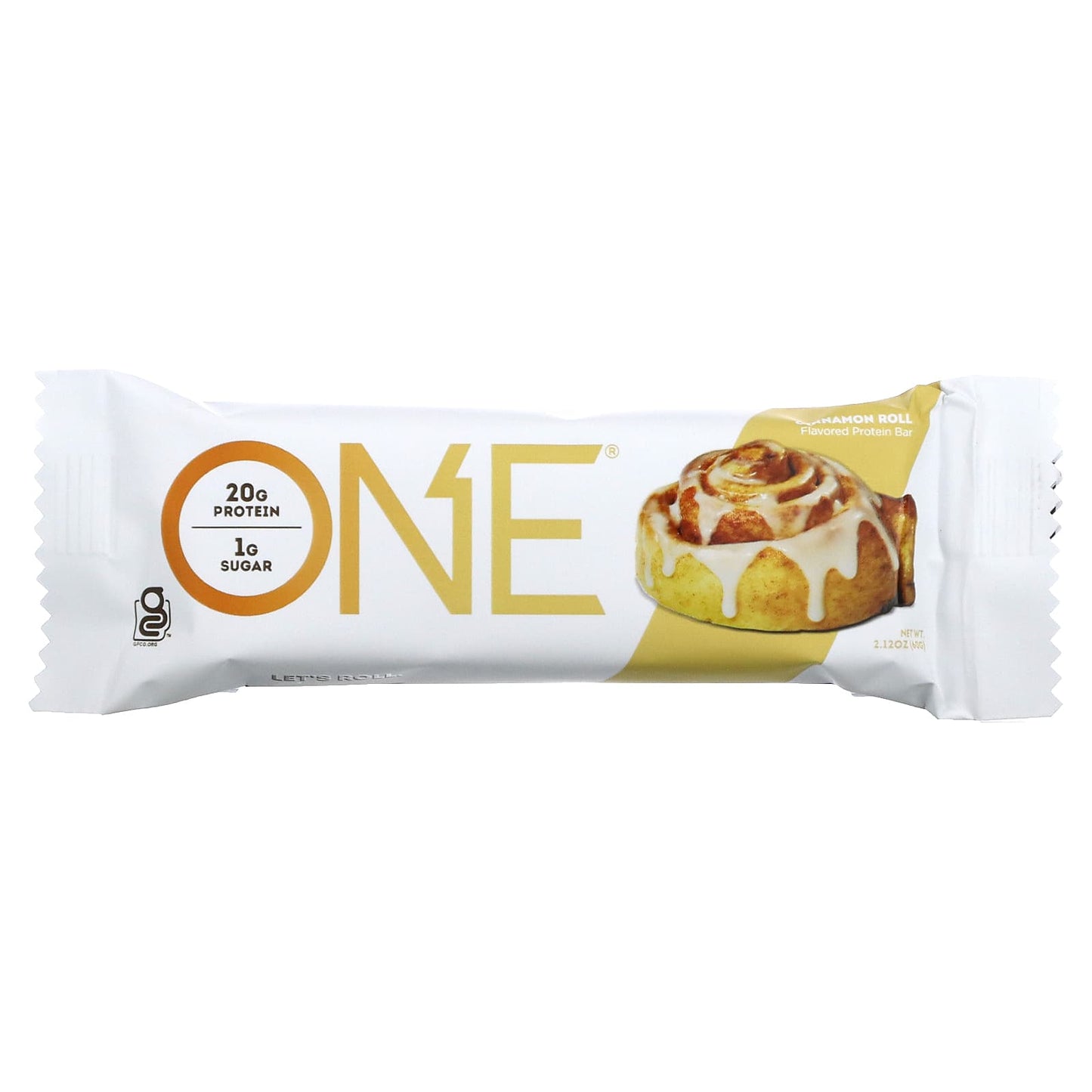 One Brands, ONE Bar, Cinnamon Roll, 12 Bars, 2.12 oz (60 g) Each