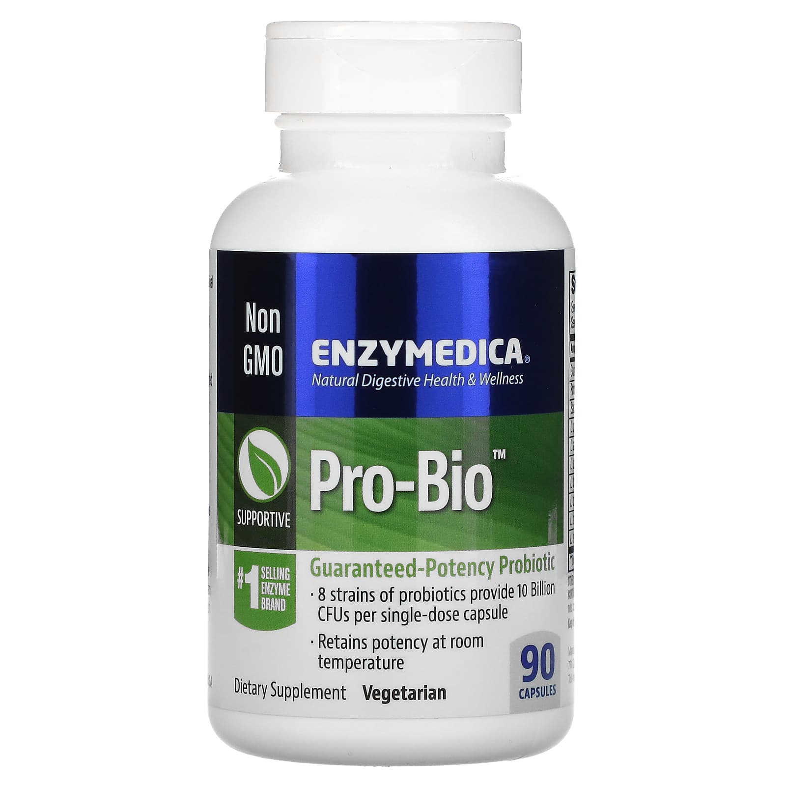 Enzymedica-Pro-Bio-Guaranteed Potency Probiotic-90 Capsules