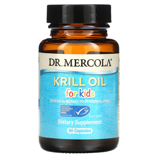 Dr. Mercola-Krill Oil for Kids-60 Capsules