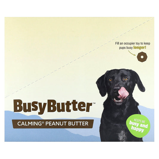 Pet Naturals-Busy Butter-For Dogs-Calming Peanut Butter-6 Pack-1.5 oz (42 g) Each