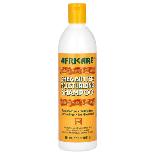 Cococare-Africare-Shea Butter Moisturizing Shampoo-12 fl oz (354 ml)