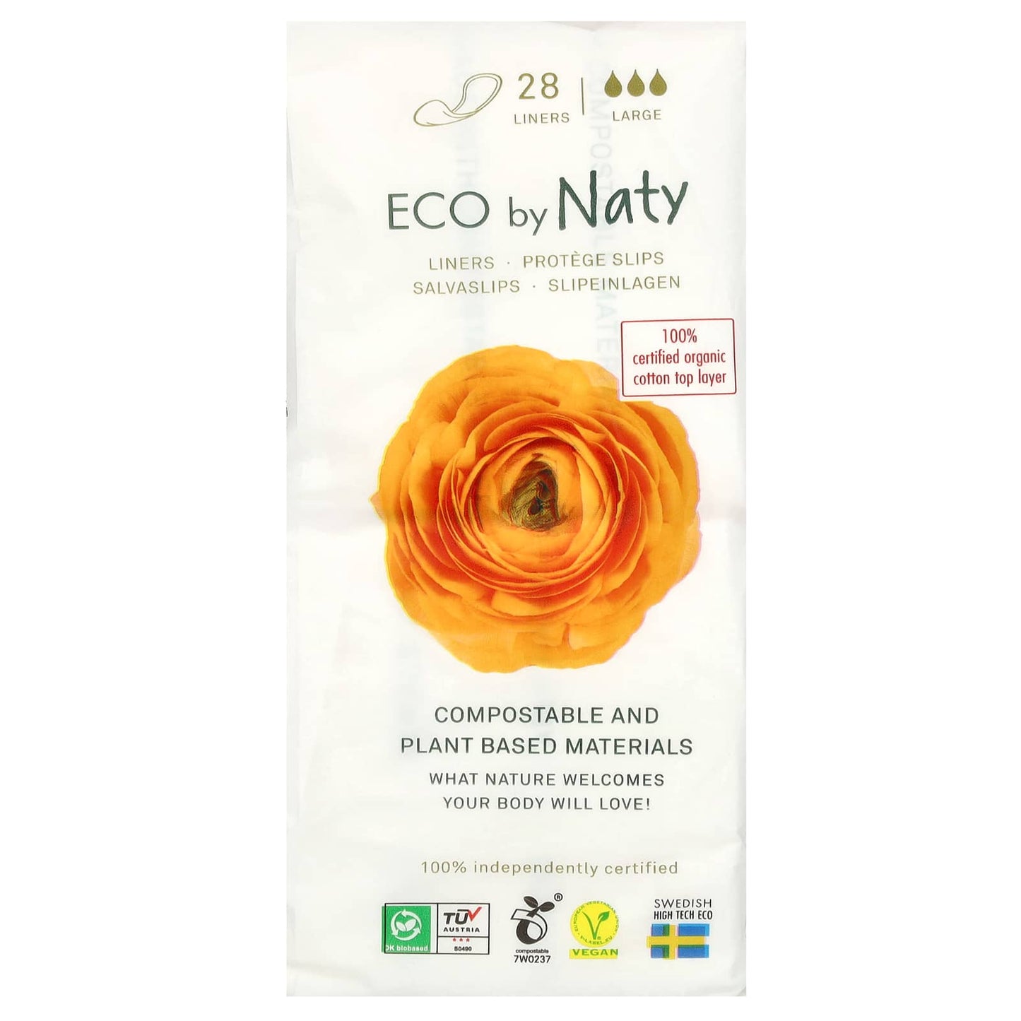 Naty-Panty Liners-Large-28 Liners