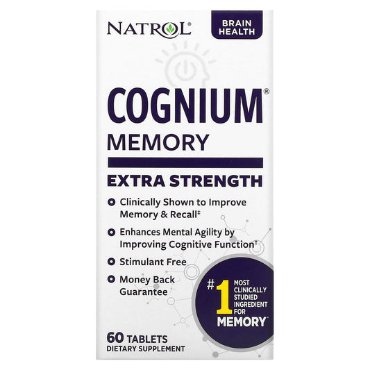 Natrol-Cognium Memory-Extra Strength-200 mg-60 Tablets