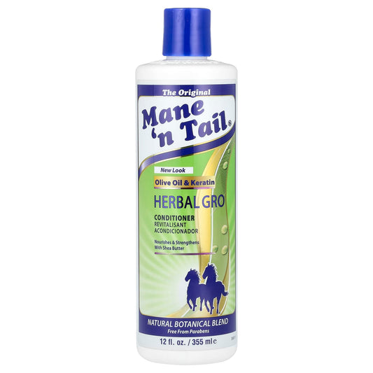 Mane 'n Tail-Herbal Gro Conditioner-Olive Oil & Keratin -12 fl oz (355 ml)