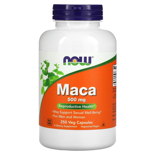 NOW Foods-Maca-500 mg-250 Veg Capsules