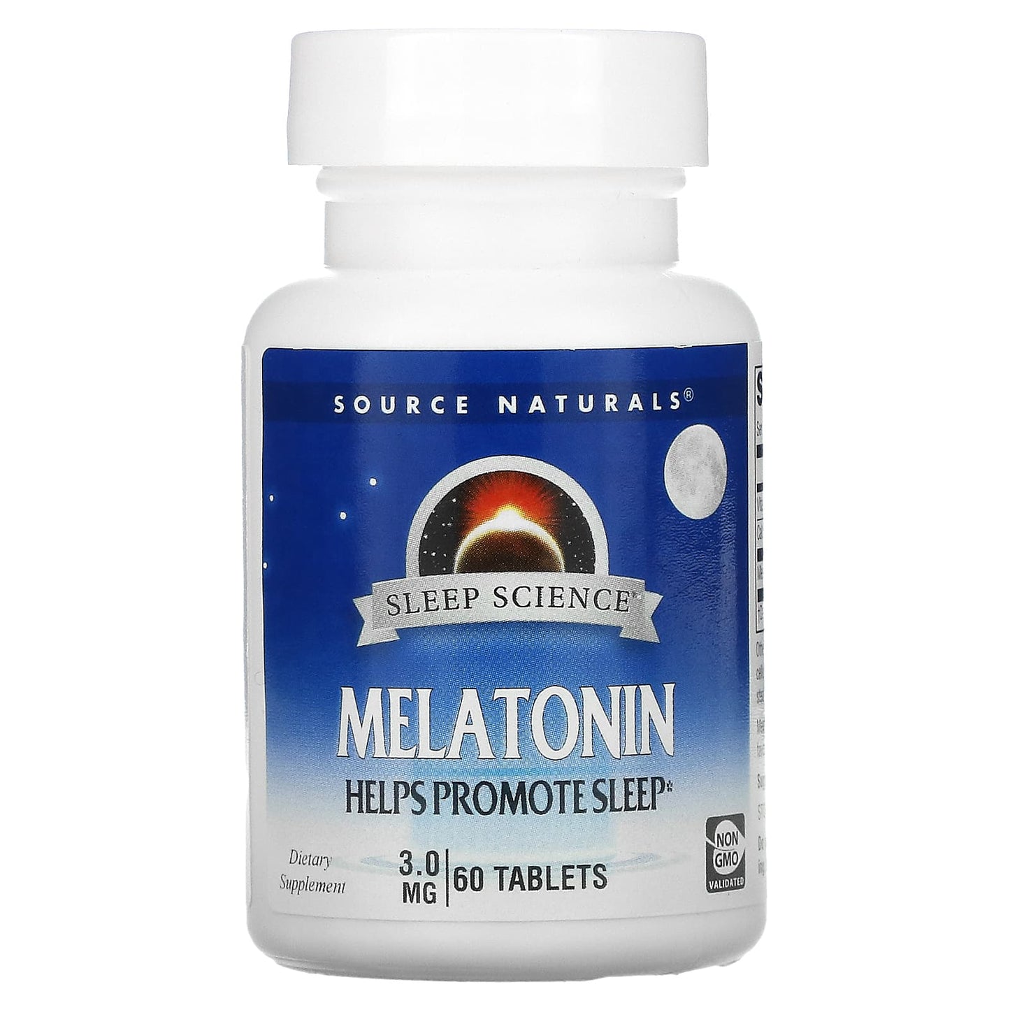 Source Naturals-Melatonin-3 mg-60 Tablets