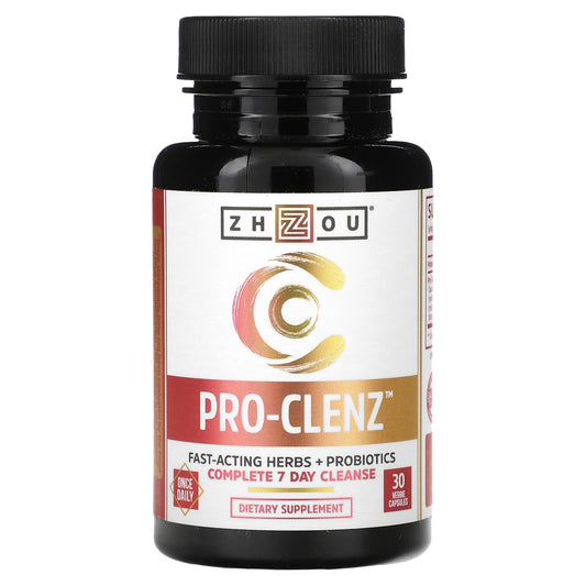 Zhou Nutrition-Pro-Clenz-Complete 7 Day Cleanse-30 Veggie Capsules