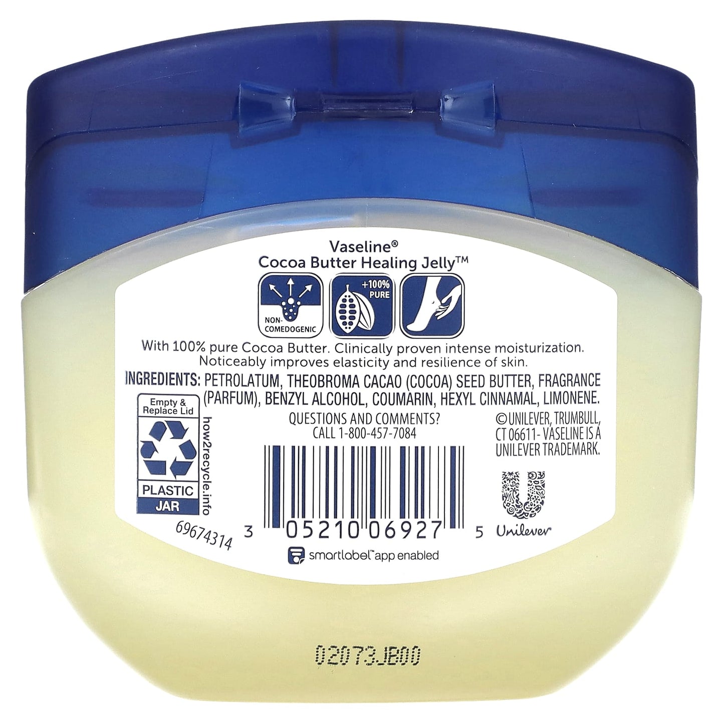 Vaseline, Cocoa Butter Healing Jelly, 7.5 oz (212 g)