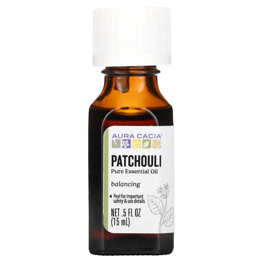 Aura Cacia-Pure Essential Oil-Patchouli-0.5 fl oz (15 ml)