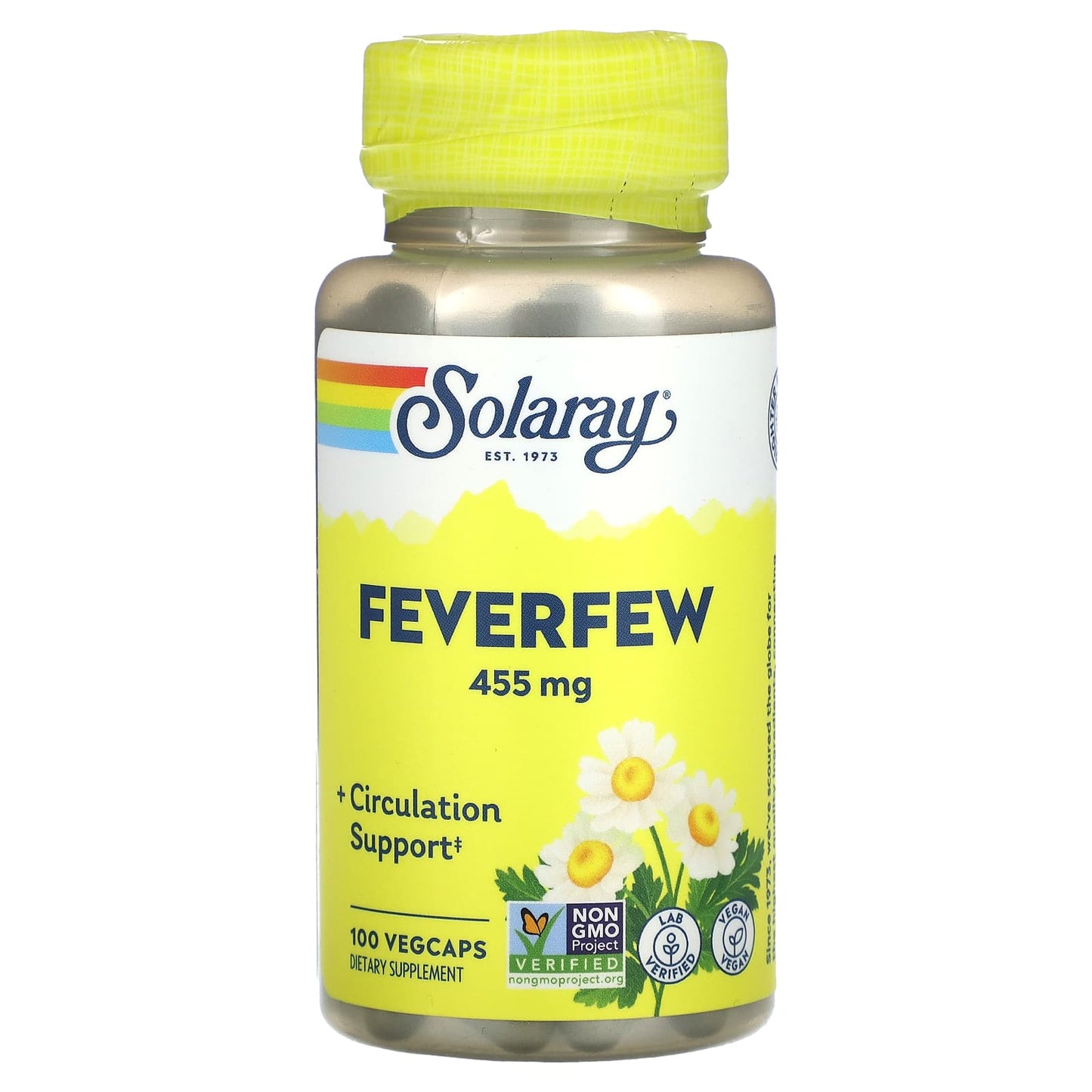 Solaray-Feverfew-455 mg-100 VegCaps