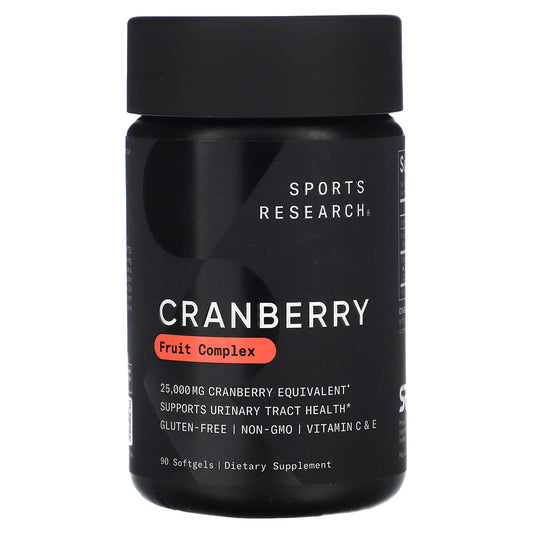 Sports Research-Cranberry Fruit Complex-90 Softgels