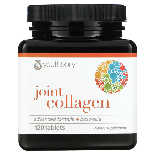 Youtheory-Joint Collagen-Advanced Formula + Boswellia-120 Tablets