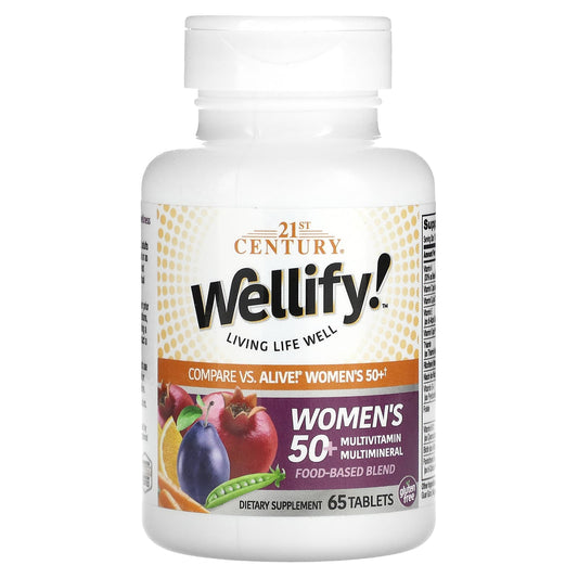 21st Century-Wellify! Women's 50+ Multivitamin Multimineral-65 Tablets