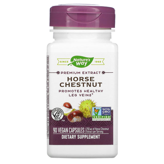 Nature's Way-Horse Chestnut-250 mg-90 Vegan Capsules