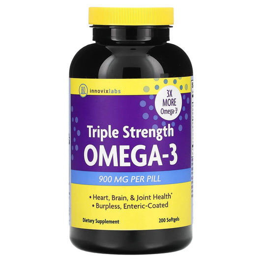 InnovixLabs-Triple Strength Omega-3-900 mg-200 Softgels