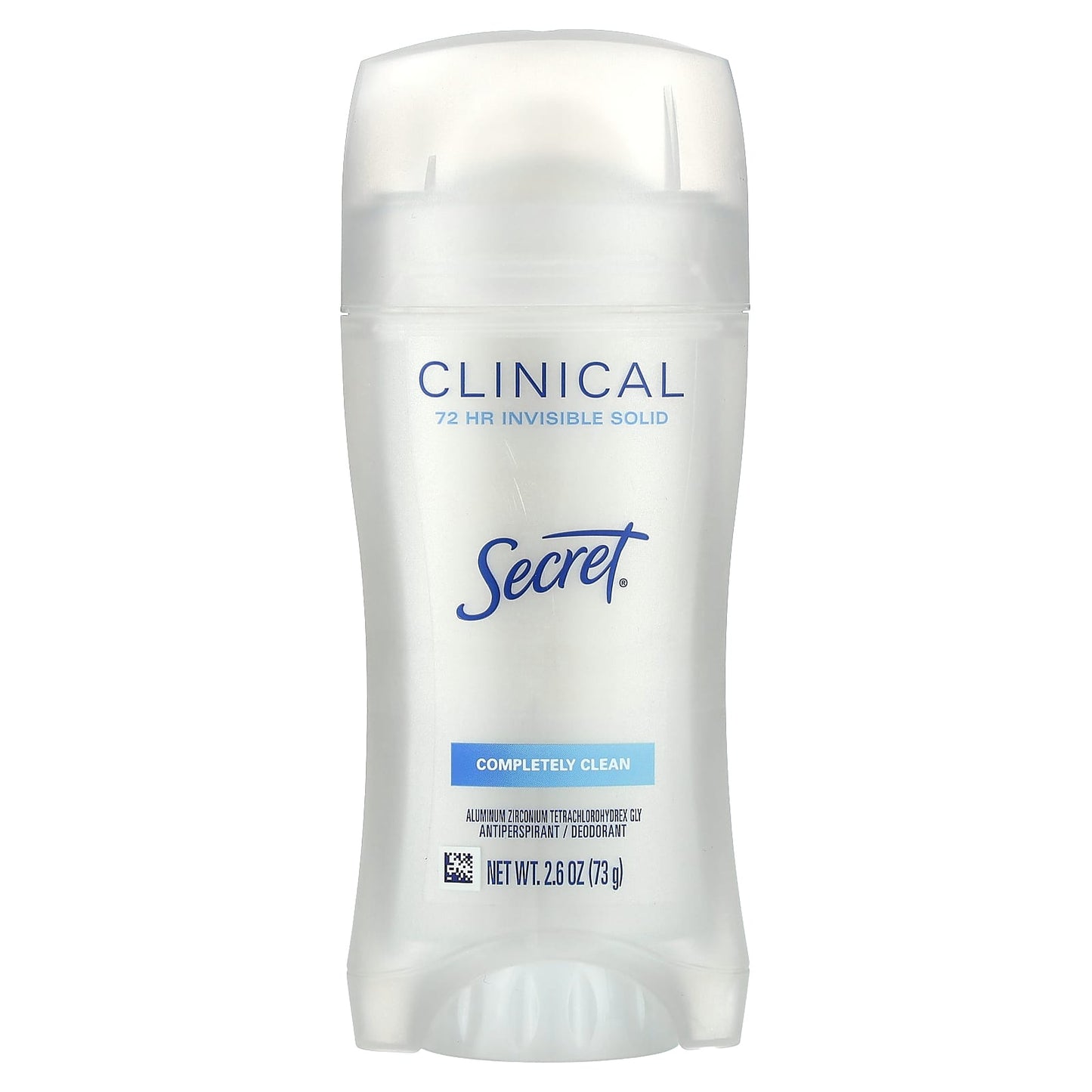 Secret-Clinical 72 HR Invisible Solid Deodorant-Completely Clean- 2.6 oz (73 g)