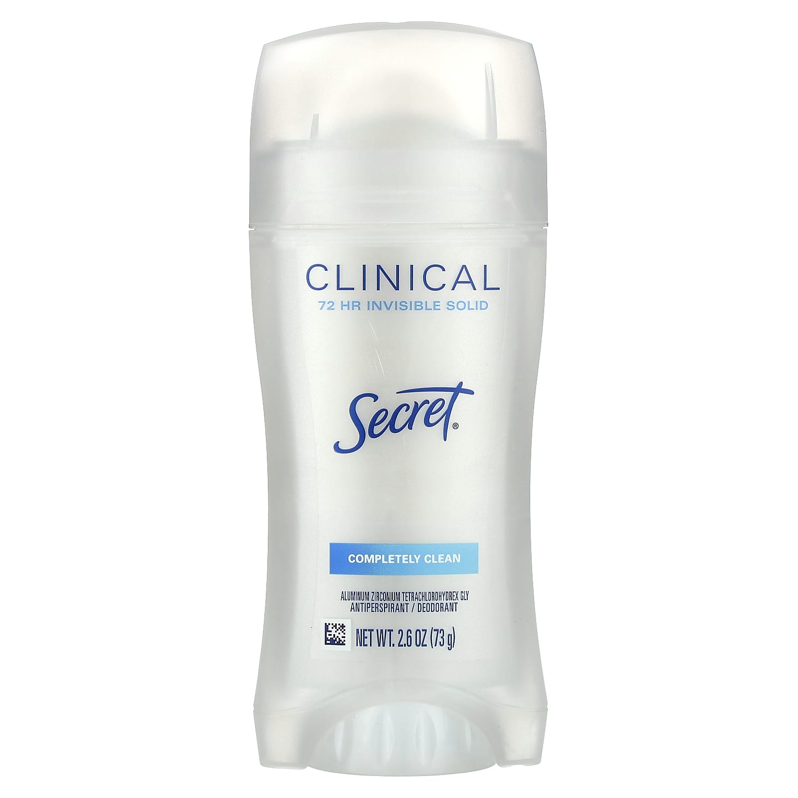 Secret-Clinical 72 HR Invisible Solid Deodorant-Completely Clean- 2.6 oz (73 g)