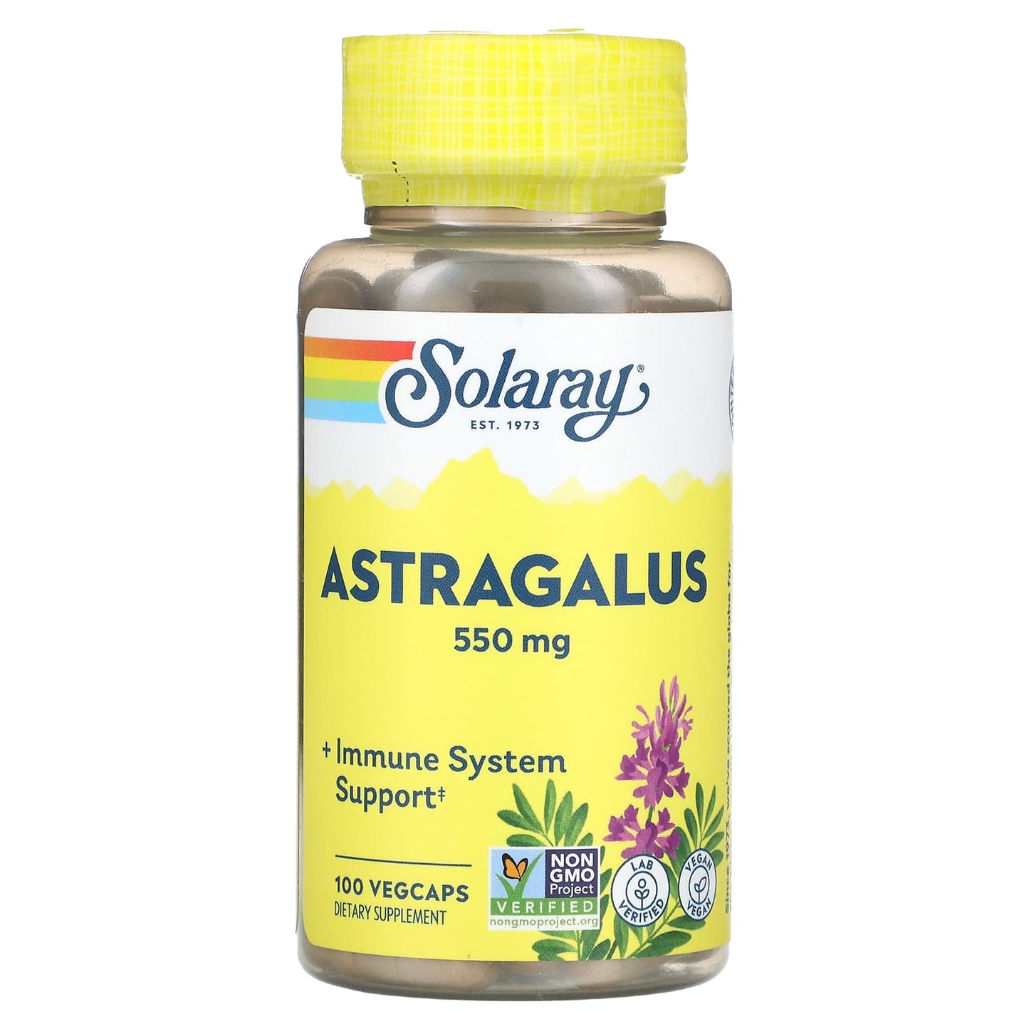 Solaray-Astragalus-550 mg-100 VegCaps