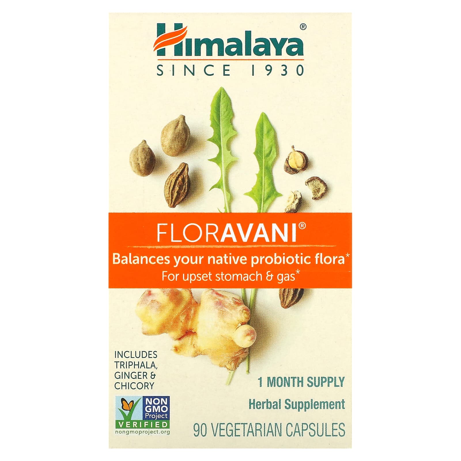 Himalaya-FlorAvani-90 Vegetarian Capsules