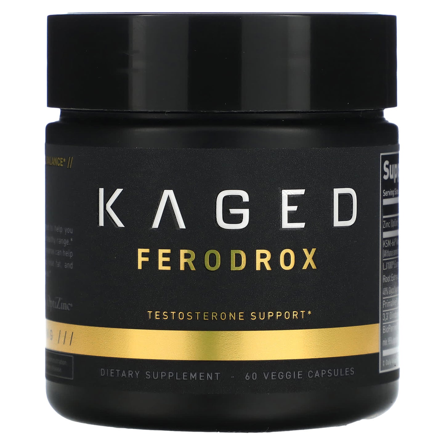 Kaged-Ferodrox Testosterone Support Matrix-60 Vegetable Capsules