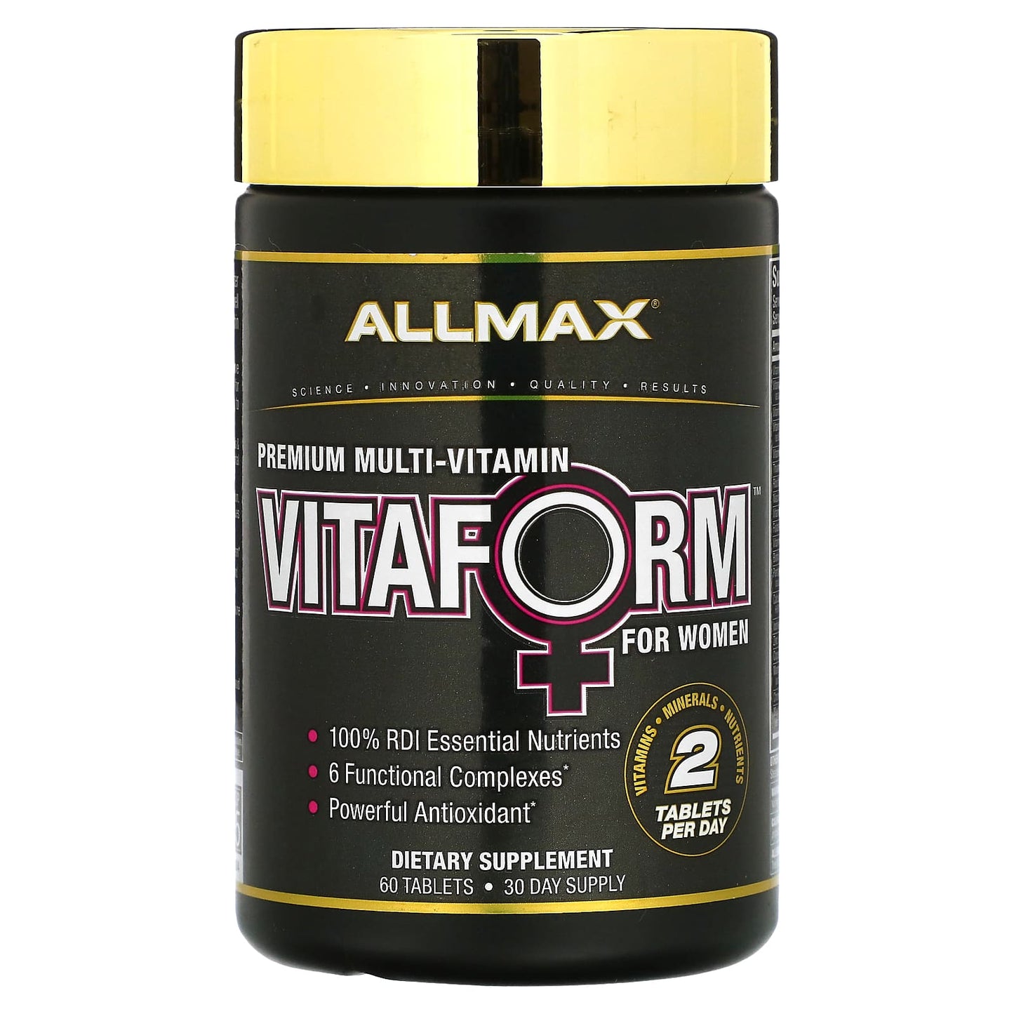 ALLMAX-Vitaform-Premium Multi-Vitamin For Women-60 Tablets