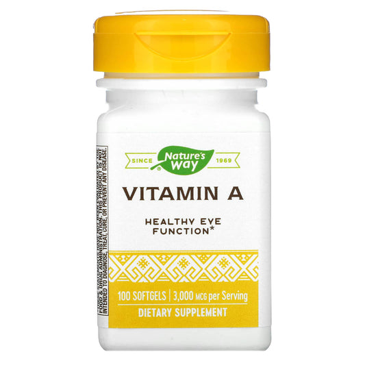 Nature's Way-Vitamin A-3,000 mcg-100 Softgels