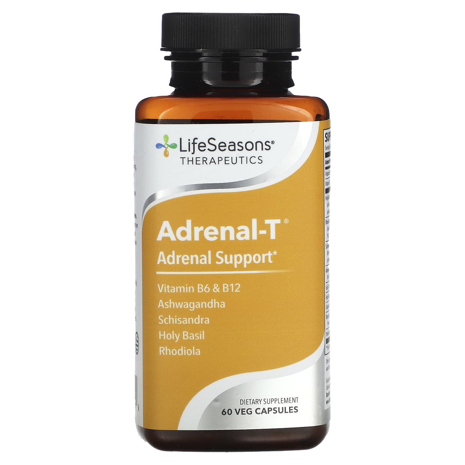 LifeSeasons-Adrenal-T-Adrenal Support-60 Veg Capsules