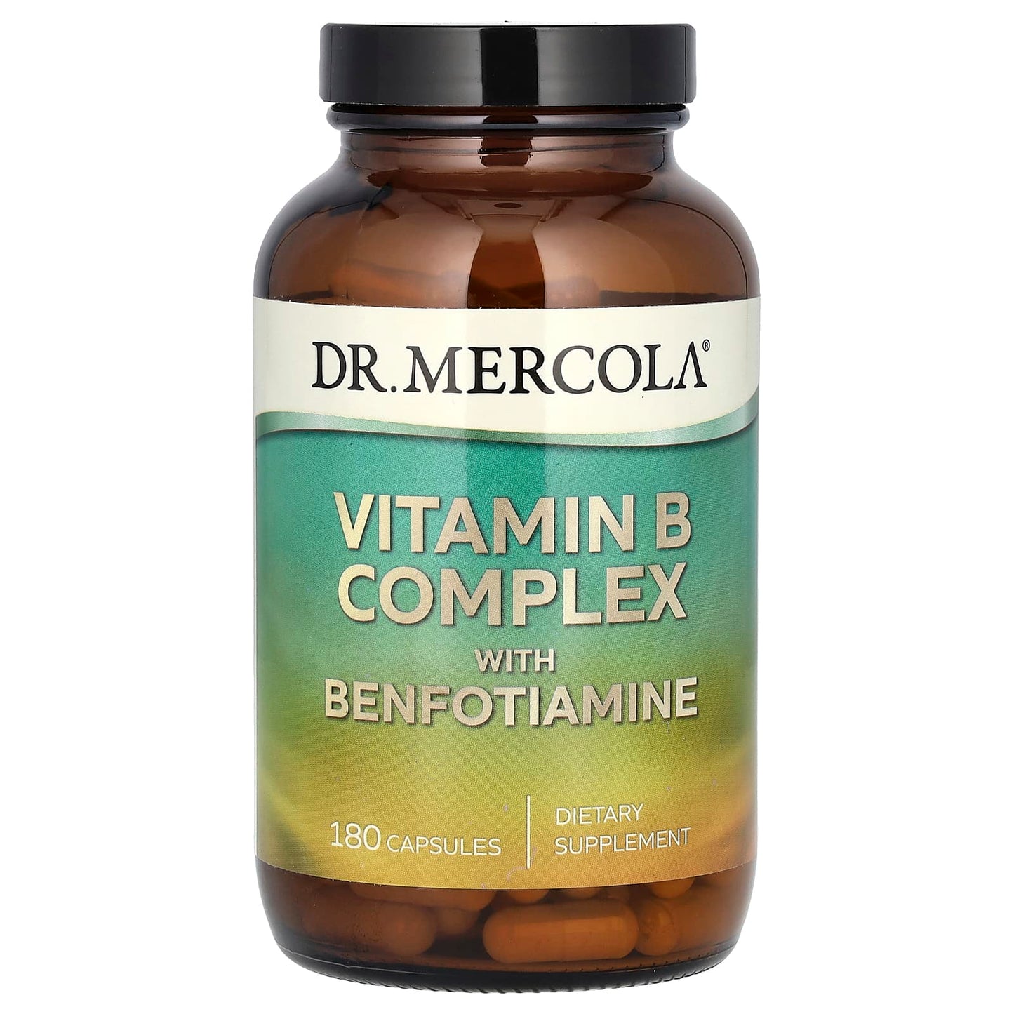 Dr. Mercola-Vitamin B Complex with Benfotiamine-180 Capsules