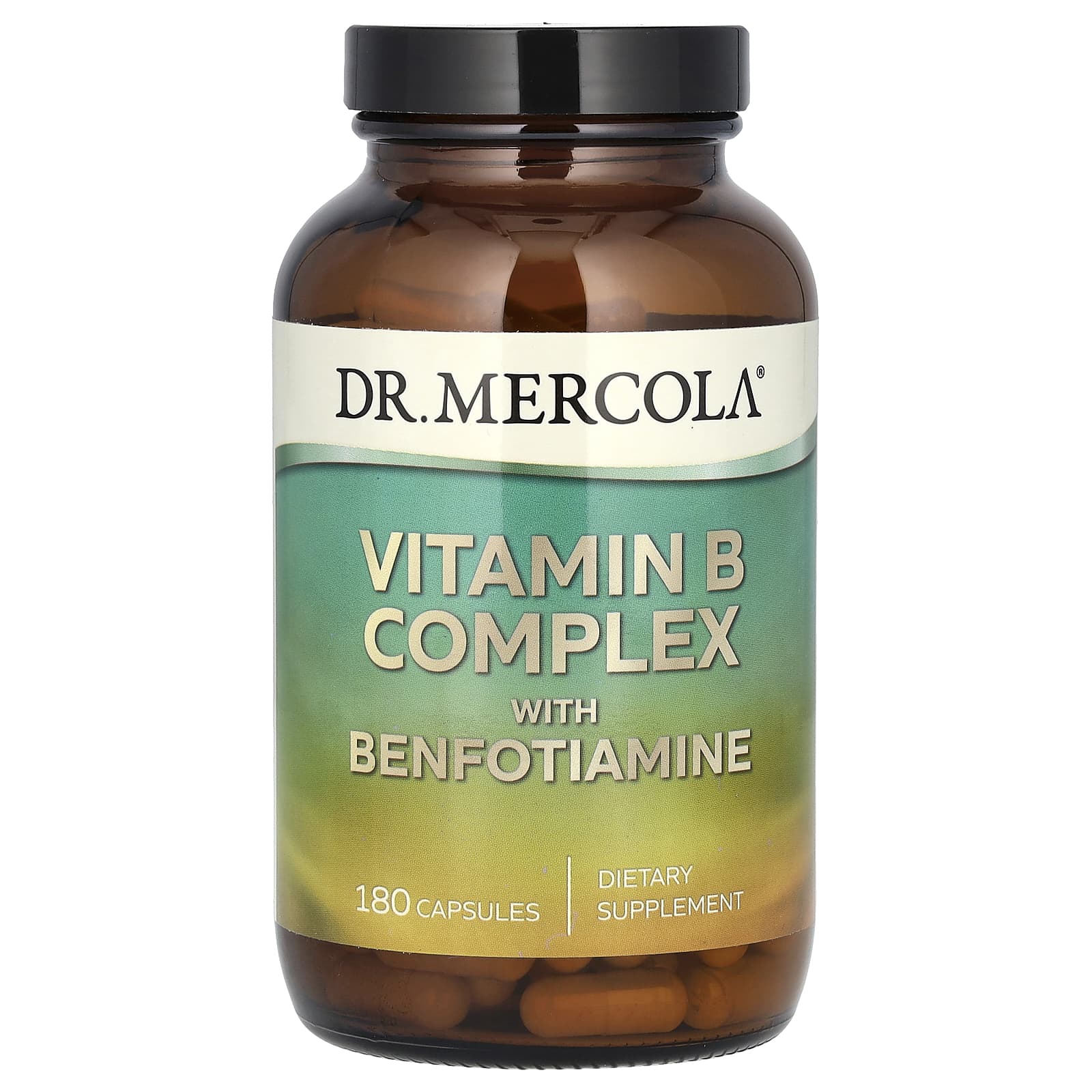 Dr. Mercola-Vitamin B Complex with Benfotiamine-180 Capsules