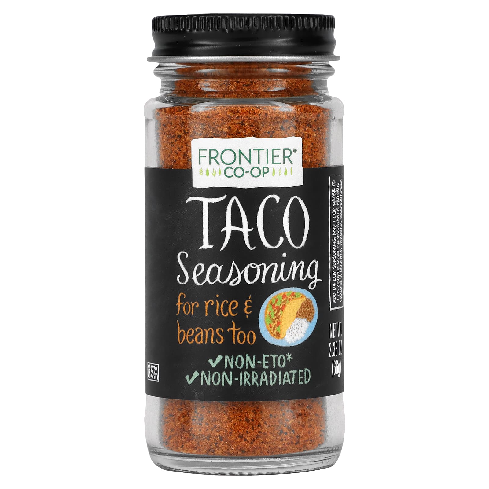 Frontier Co-op-Taco Seasoning-2.33 oz (66 g)