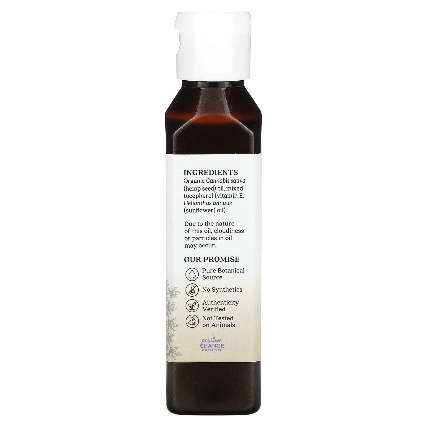 Aura Cacia, Organic, Skin Care Oil, Hemp Seed, 4 fl oz (118 ml)