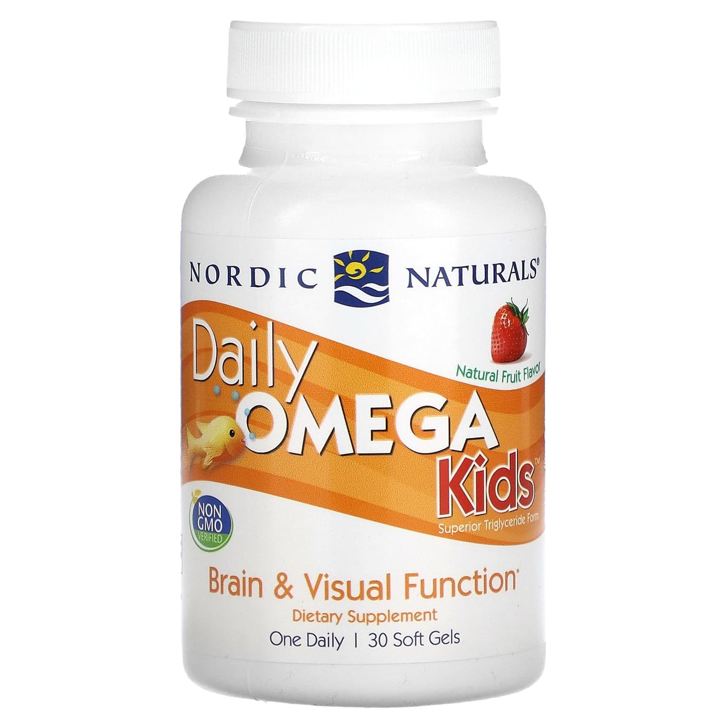 Nordic Naturals-Daily Omega Kids-Natural Fruit -30 Soft Gels