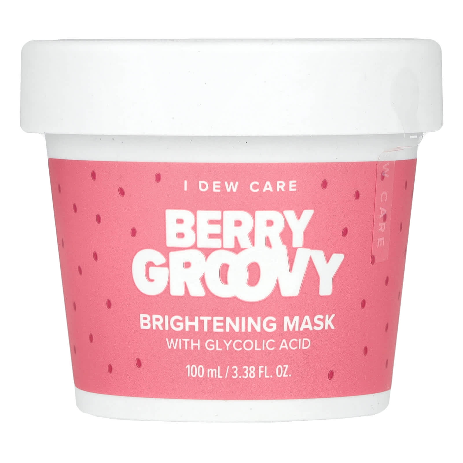 I Dew Care-Berry Groovy-Brightening Beauty Mask with Glycolic Acid -3.38 fl oz (100 ml)