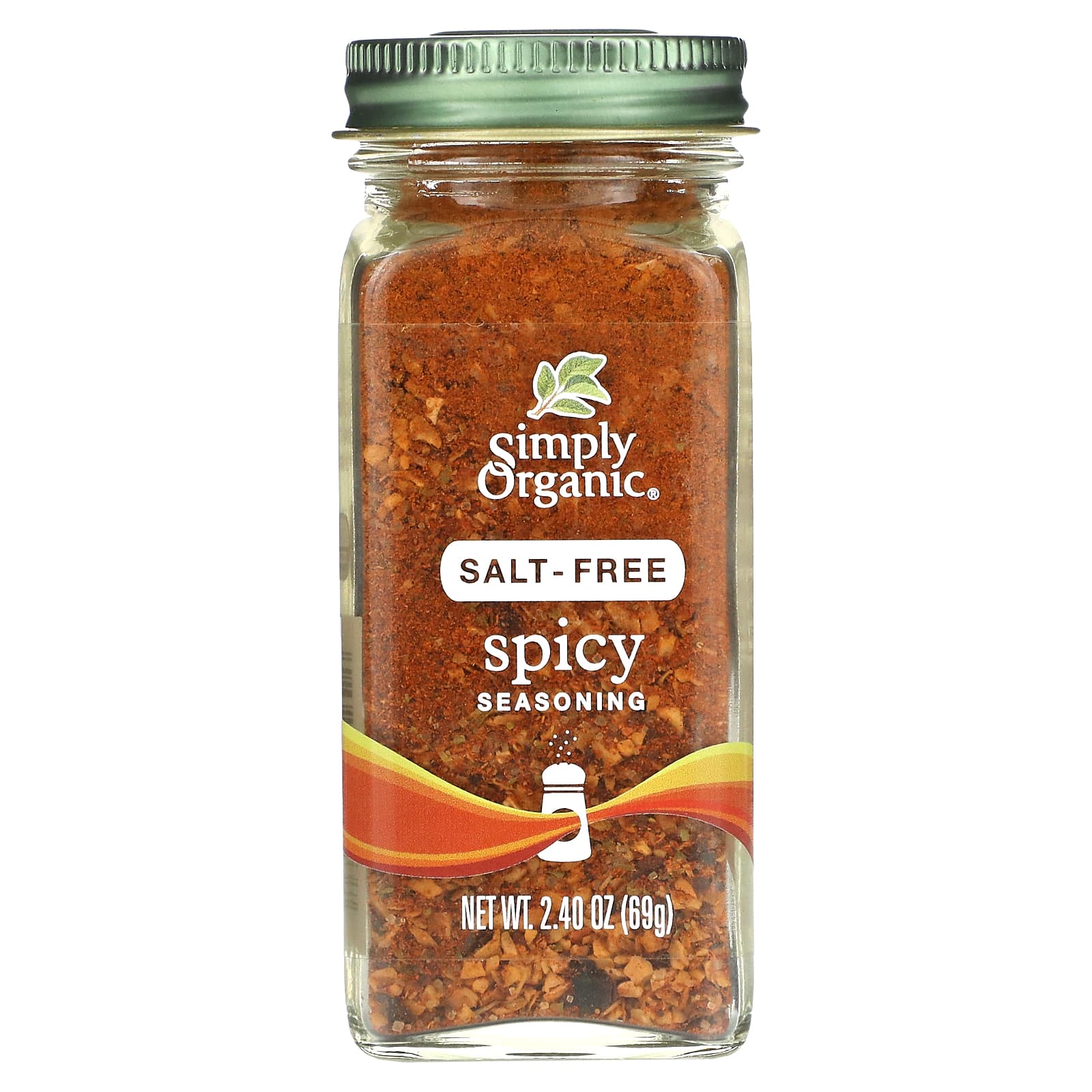 Simply Organic-Spicy Seasoning-Salt-Free-2.4 oz (69 g)