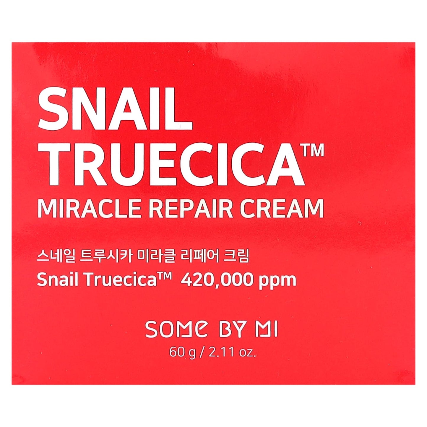 SOME BY MI, Snail Truecica, Miracle Repair Cream, 2.11 oz (60 g)