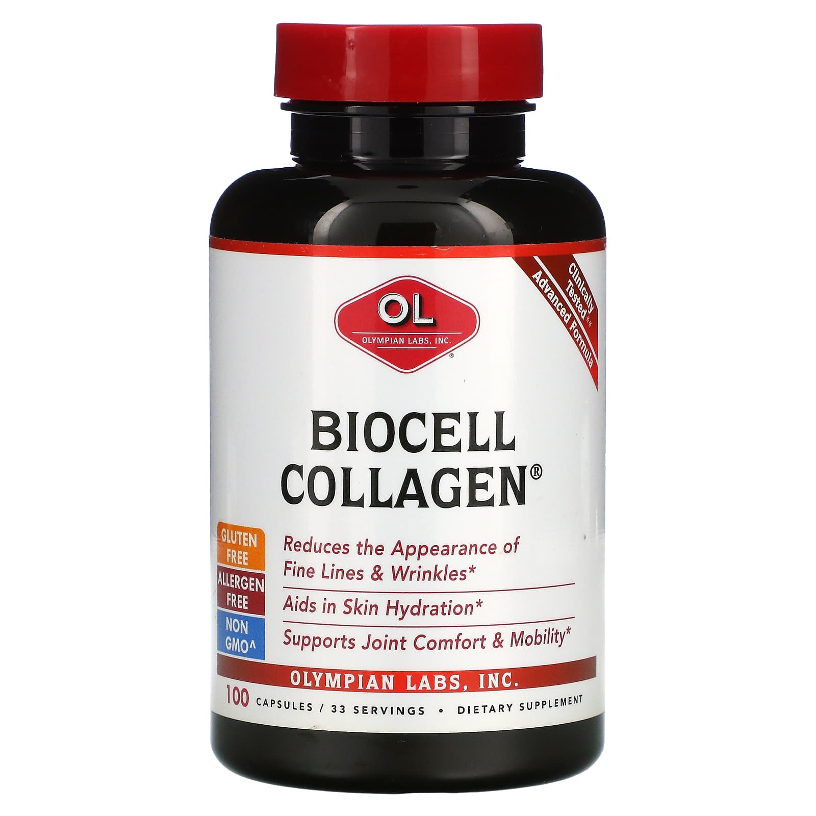 Olympian Labs-BioCell Collagen-100 Capsules